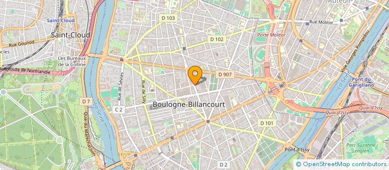 localisation de l'entreprise MADAME EMMANUELLE RENAUD  BOULOGNE-BILLANCOURT