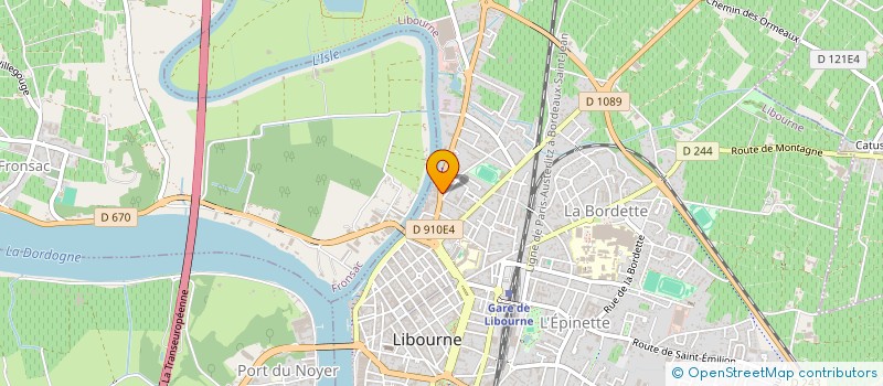 localisation de l'entreprise MADAME EMMANUELLE RENAUT à LIBOURNE