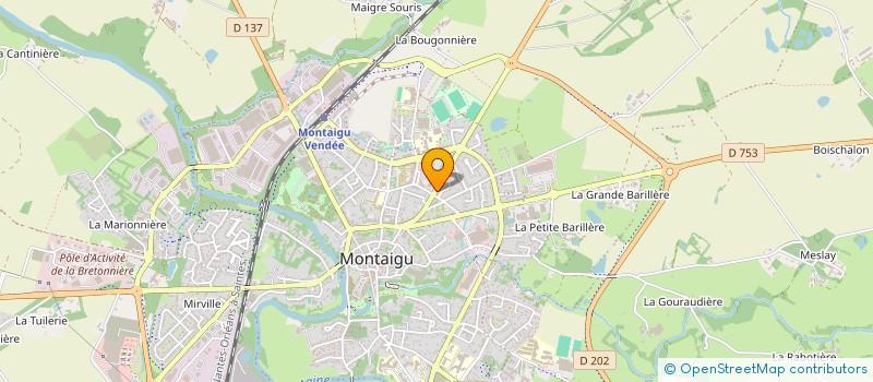 localisation de l'entreprise MADAME EMMANUELLE RENEVIER à MONTAIGU-VENDEE