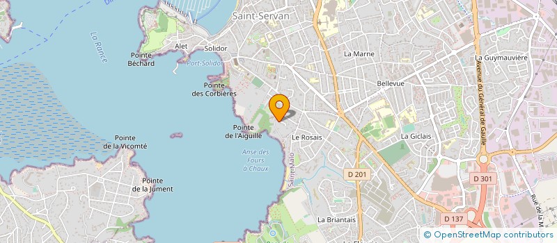 localisation de l'entreprise MADAME EMMANUELLE REULIER  SAINT-MALO