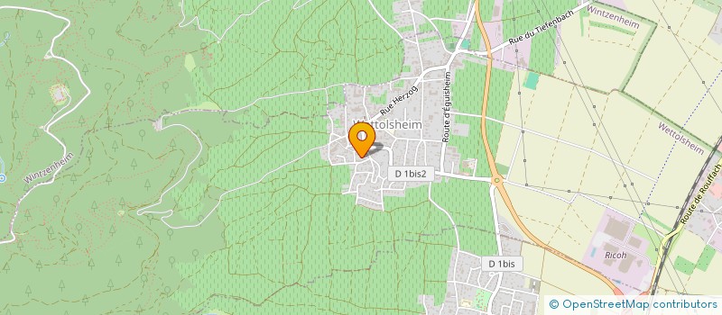 localisation de l'entreprise MADAME EMMANUELLE RIBSTEIN  WETTOLSHEIM