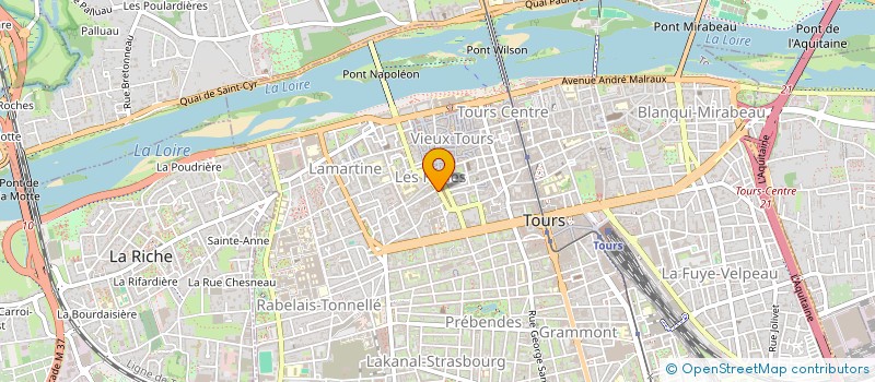 localisation de l'entreprise MADAME EMMANUELLE RIC  TOURS