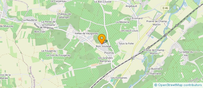 localisation de l'entreprise MADAME EMMANUELLE RICHARD à VERNOU-SUR-BRENNE