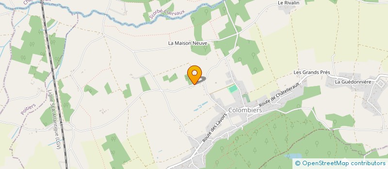 localisation de l'entreprise MADAME EMMANUELLE RICHARD  COLOMBIERS