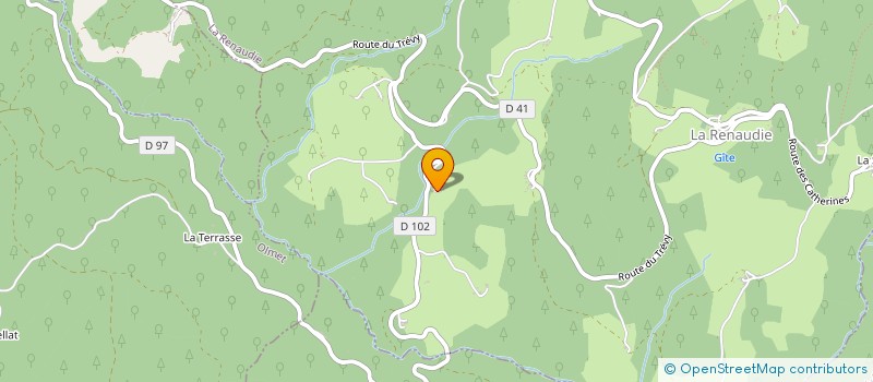 localisation de l'entreprise MADAME EMMANUELLE RICHAUD  LA RENAUDIE