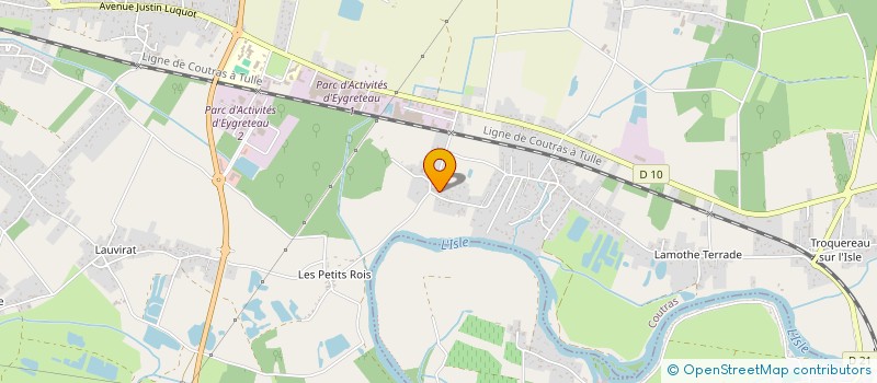 localisation de l'entreprise MADAME EMMANUELLE RICORDELLE  COUTRAS