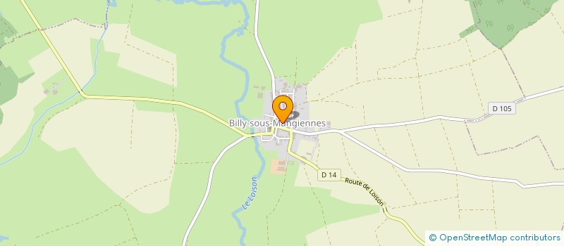 localisation de l'entreprise MADAME EMMANUELLE RINALDI  BILLY-SOUS-MANGIENNES