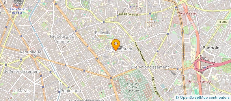 localisation de l'entreprise MADAME EMMANUELLE ROBERT  PARIS