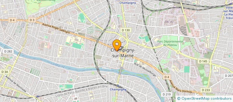 localisation de l'entreprise MADAME EMMANUELLE ROBERT à CHAMPIGNY-SUR-MARNE