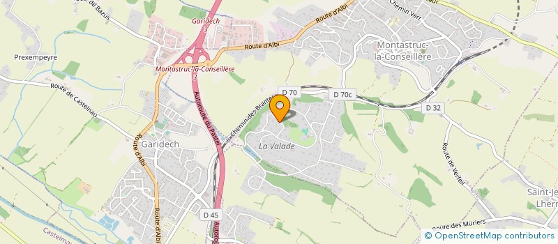 localisation de l'entreprise MADAME EMMANUELLE ROBLOT  MONTASTRUC-LA-CONSEILLERE