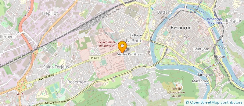 localisation de l'entreprise MADAME EMMANUELLE ROCH  BESANCON