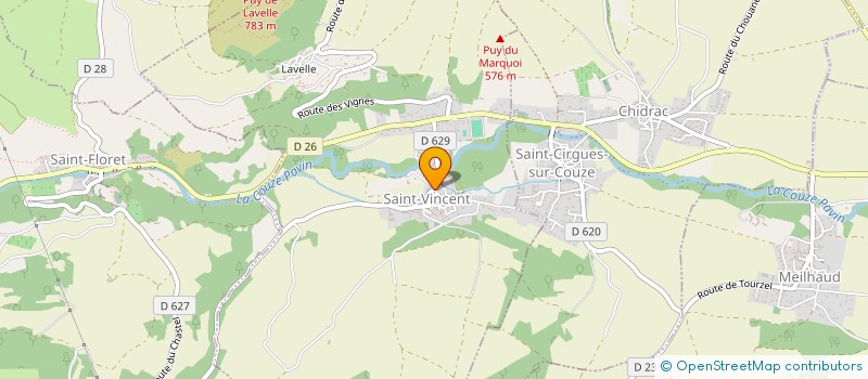 localisation de l'entreprise MADAME EMMANUELLE RODDE  MEILHAUD