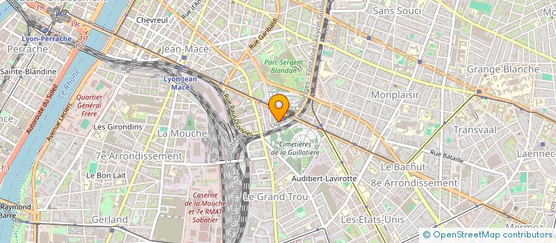 localisation de l'entreprise MADAME EMMANUELLE RODRIGUES  LYON