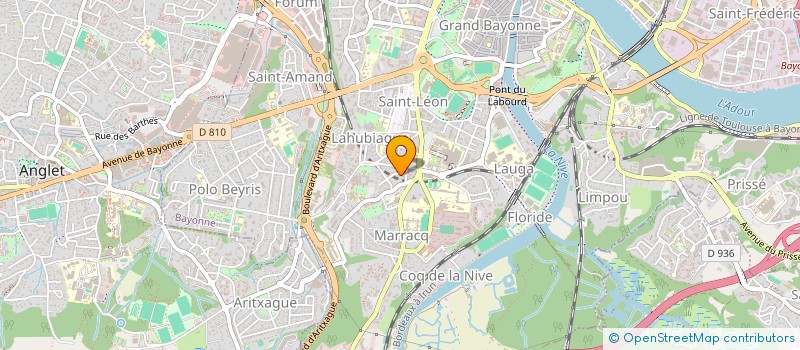 localisation de l'entreprise MADAME EMMANUELLE RODRIGUEZ à BAYONNE