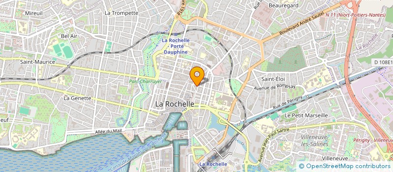 localisation de l'entreprise MADAME EMMANUELLE ROGER  LA ROCHELLE