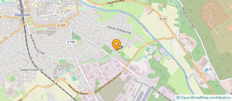 localisation de l'entreprise MADAME EMMANUELLE ROLL  HAGUENAU