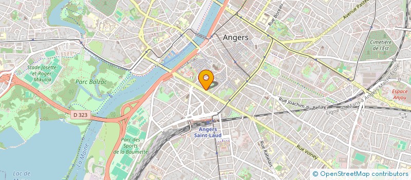 localisation de l'entreprise MADAME EMMANUELLE RONCIN à ANGERS