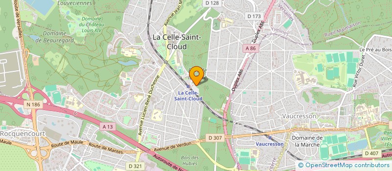 localisation de l'entreprise MADAME EMMANUELLE ROSSI  LA CELLE-SAINT-CLOUD