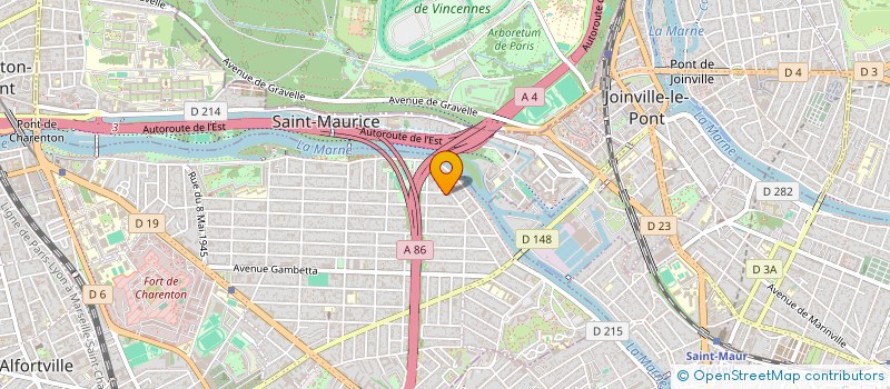 localisation de l'entreprise MADAME EMMANUELLE ROSSIGNOL  MAISONS-ALFORT