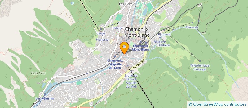 localisation de l'entreprise MADAME EMMANUELLE ROTA  CHAMONIX-MONT-BLANC