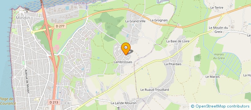 localisation de l'entreprise MADAME EMMANUELLE ROTAIS à SAINT-BREVIN-LES-PINS