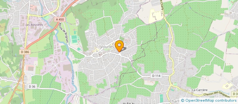 localisation de l'entreprise MADAME EMMANUELLE ROTSAERT  VOURLES