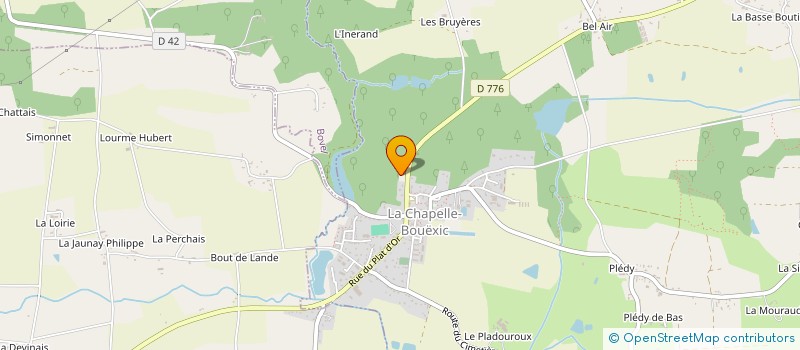 localisation de l'entreprise MADAME EMMANUELLE ROUAULT à LA CHAPELLE-BOUEXIC