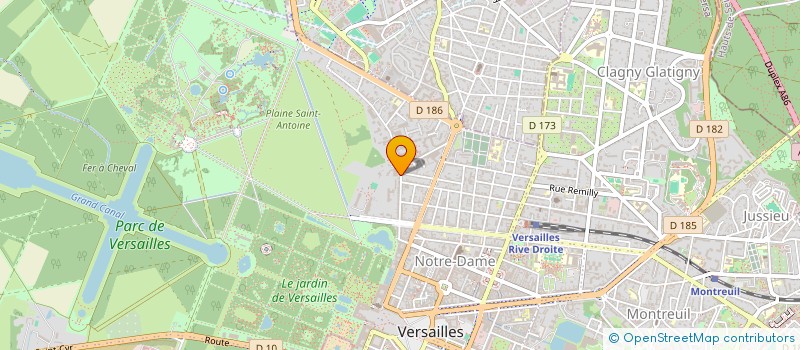 localisation de l'entreprise MADAME EMMANUELLE ROUBERTIE à VERSAILLES