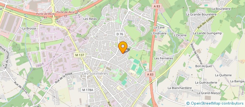 localisation de l'entreprise MADAME EMMANUELLE ROUSSEAU à LES SORINIERES