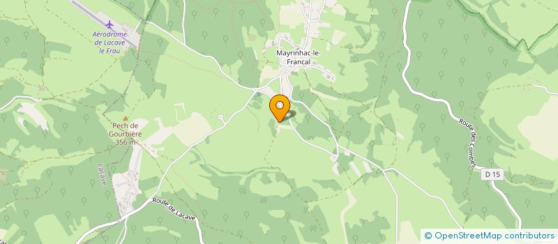 localisation de l'entreprise MADAME EMMANUELLE ROUSSEL  RIGNAC