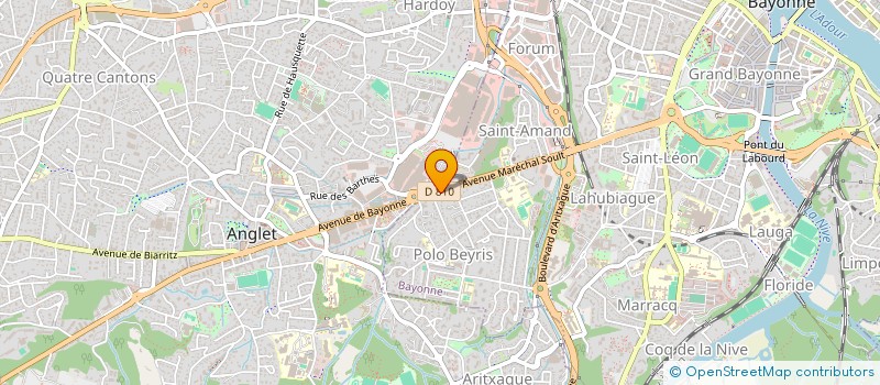 localisation de l'entreprise MADAME EMMANUELLE ROUX  BAYONNE