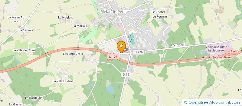 localisation de l'entreprise MADAME EMMANUELLE RUAULT  PLELAN-LE-PETIT