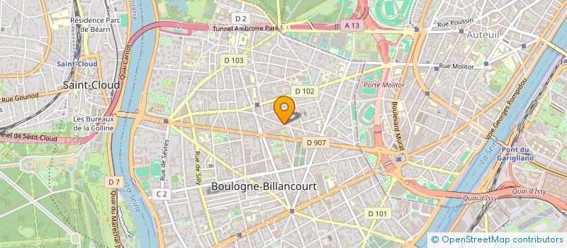 localisation de l'entreprise MADAME EMMANUELLE RYBOJAD à BOULOGNE-BILLANCOURT