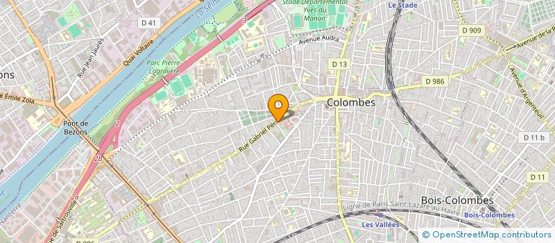 localisation de l'entreprise MADAME EMMANUELLE SAINTE FARE GARNOT à COLOMBES