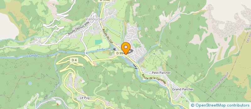 localisation de l'entreprise MADAME EMMANUELLE SANCHEZ  VALLOUISE-PELVOUX