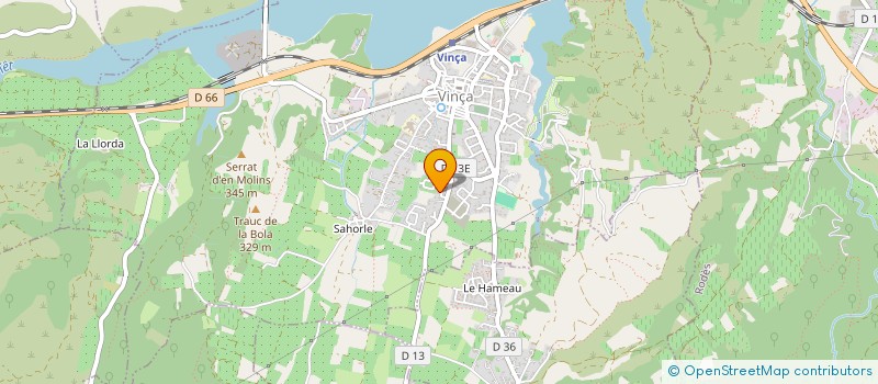 localisation de l'entreprise MADAME EMMANUELLE SAUVAGET  VINCA