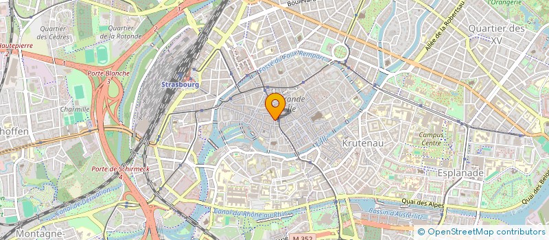 localisation de l'entreprise MADAME EMMANUELLE SCHALL à STRASBOURG