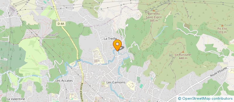 localisation de l'entreprise MADAME EMMANUELLE SCHALLON  MARSEILLE