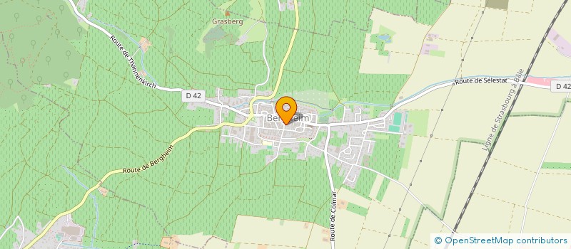 localisation de l'entreprise MADAME EMMANUELLE SCHATT  BERGHEIM