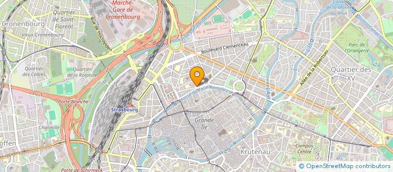 localisation de l'entreprise MADAME EMMANUELLE SCHIFFMANN à STRASBOURG