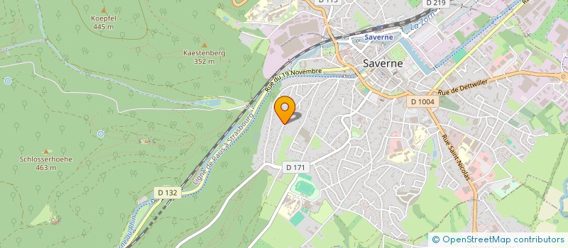 localisation de l'entreprise MADAME EMMANUELLE SCHMIDT  SAVERNE