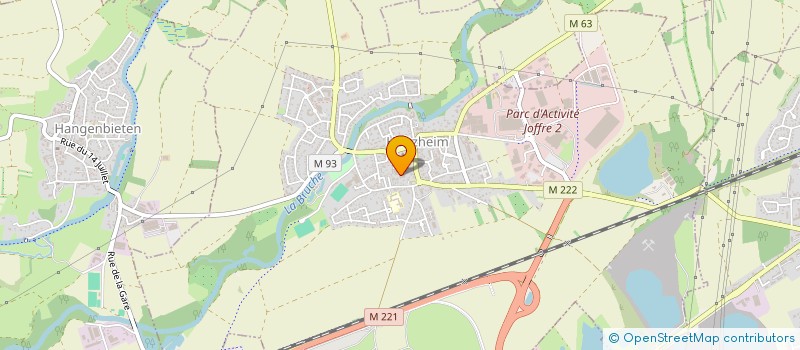 localisation de l'entreprise MADAME EMMANUELLE SCHMIDT  HOLTZHEIM