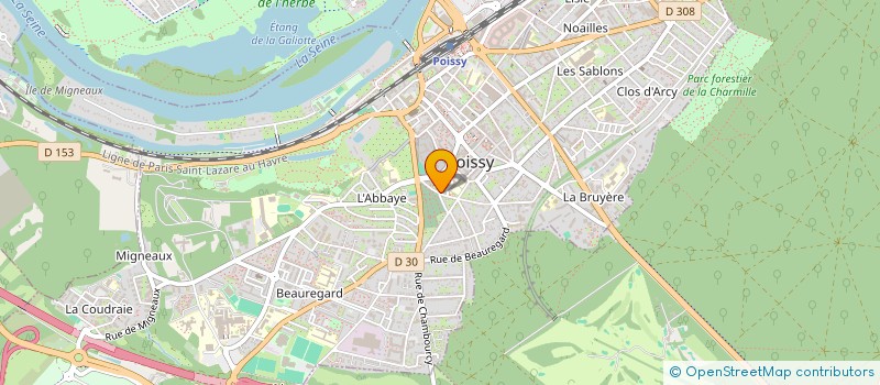 localisation de l'entreprise MADAME EMMANUELLE SCHMIDT à POISSY