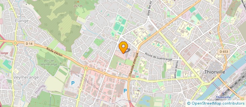 localisation de l'entreprise MADAME EMMANUELLE SCHOUMACHER  THIONVILLE