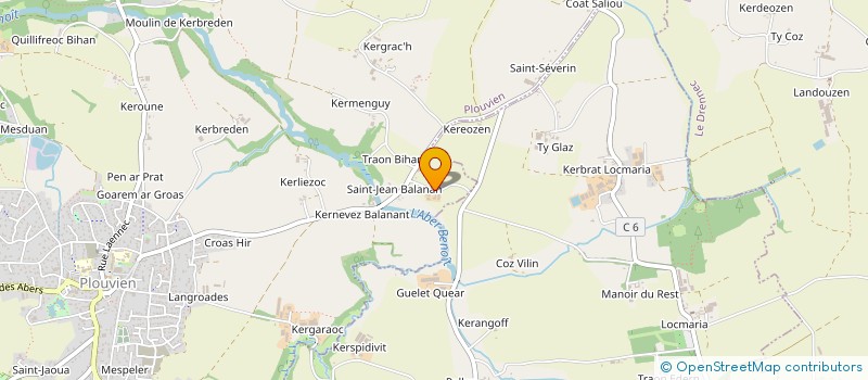 localisation de l'entreprise MADAME EMMANUELLE SEVIN  PLABENNEC