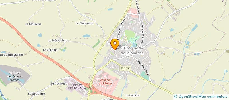 localisation de l'entreprise MADAME EMMANUELLE SIMON à SEVREMOINE