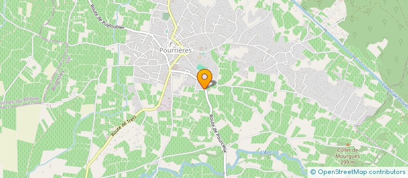 localisation de l'entreprise MADAME EMMANUELLE SKILLAS  POURRIERES