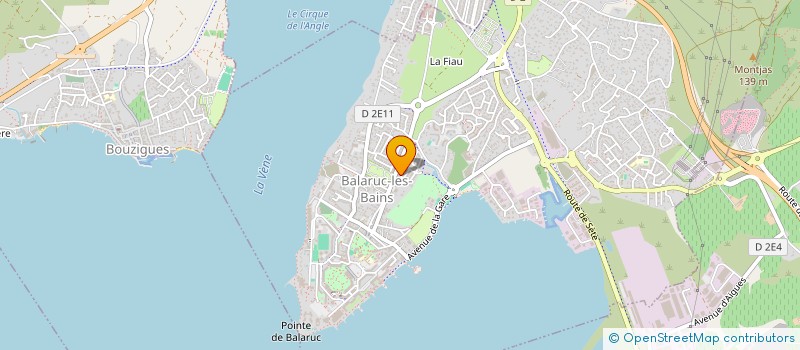 localisation de l'entreprise MADAME EMMANUELLE SOUBRANE  BALARUC-LES-BAINS