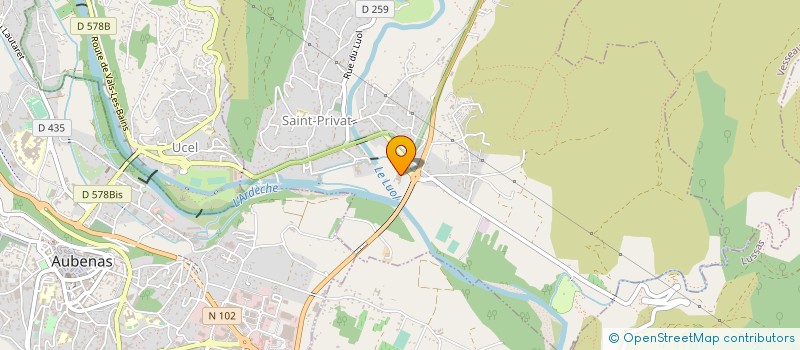 localisation de l'entreprise MADAME EMMANUELLE SOYER  SAINT-PRIVAT