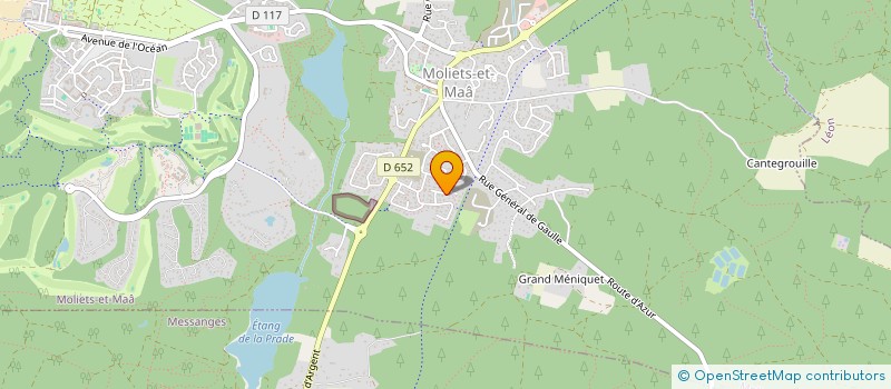 localisation de l'entreprise MADAME EMMANUELLE STEINBACH  MOLIETS-ET-MAA